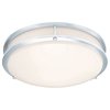 Access Lighting Solero II, LED Flush Mount, Chrome Finish, Acrylic Lens Acrylic 20500LEDD-CH/ACR